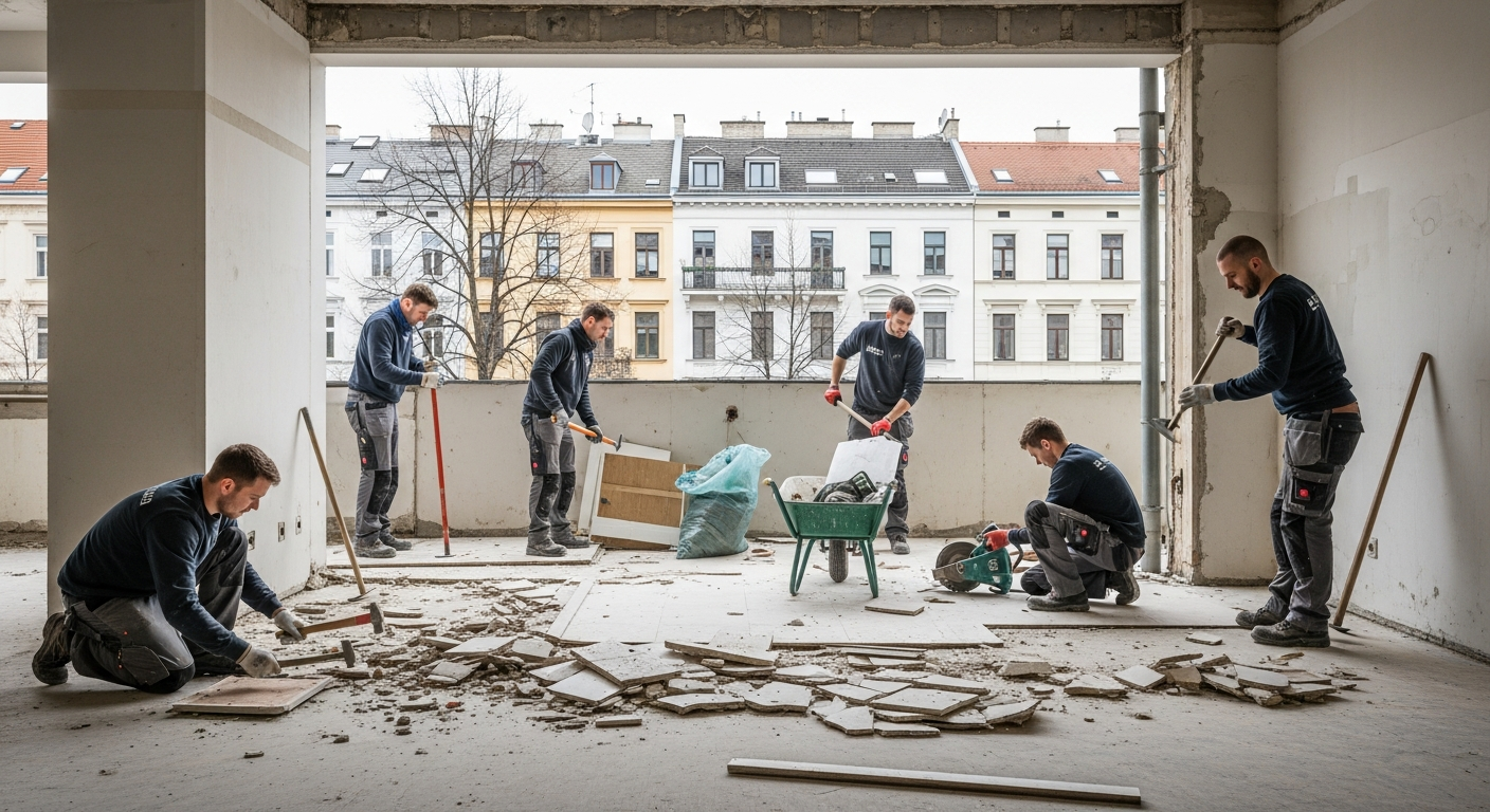 Entkernung & Sanierungsvorbereitung in Villach | Top-Qualität von Entrümpelung Villach