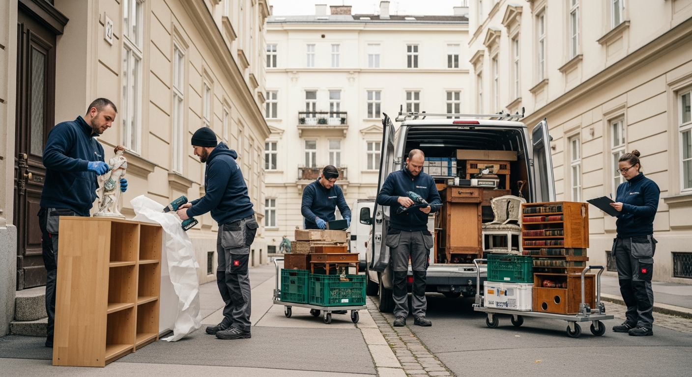Fachgerechte Räumung & Wertanrechnung Villach – Jetzt anfragen Fachgerechte Räumung & Wertanrechnung in Villach | Top-Qualität von Entrümpelung Villach